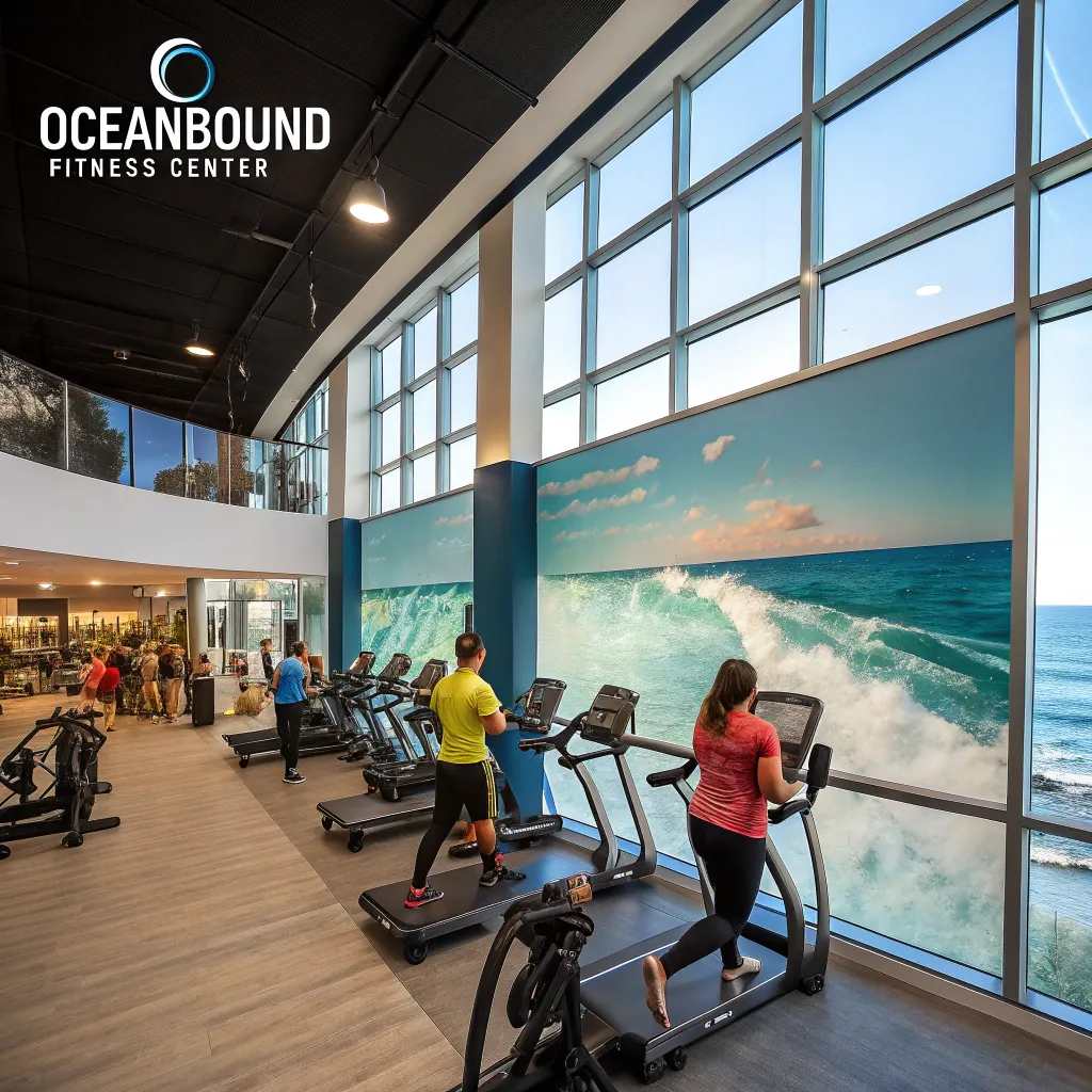 Interior of OCEANBOUND Fitness Center